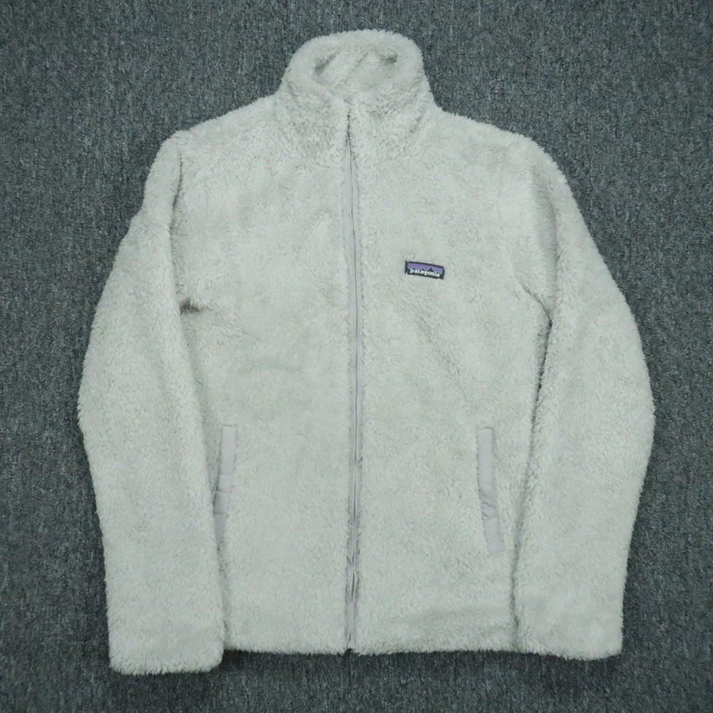 Patagonia Jacket Womens Medium Drifter Grey Los Gatos Fleece Full Zip Pockets